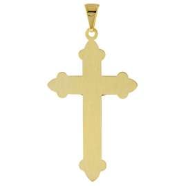 trendor 41058 Kreuz-Anhänger mit Korpus Gold 333 (8 Karat) 45 x 29 mm