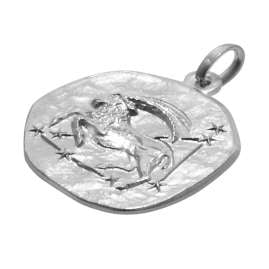 trendor 51610-01 Sternzeichen Steinbock Ø 20 mm und Halskette 925 Silber