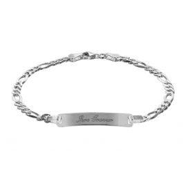 trendor 88650-19 Gravur-Armband für Junge Leute 925 Sterlingsilber Länge 19 cm