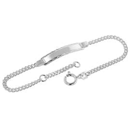 trendor 39505-14 Armband mit Gravur für Baby und Kinder 925 Silber 14/12 cm