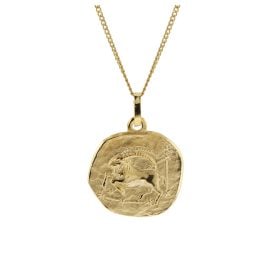 trendor 41920-01 Halskette mit Sternzeichen Steinbock Gold 333/8K Ø 16 mm