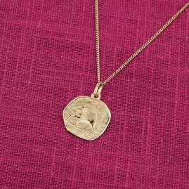 trendor 41920-01 Halskette mit Sternzeichen Steinbock Gold 333/8K Ø 16 mm
