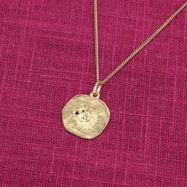trendor 41920-08 Halskette mit Sternzeichen Löwe Gold 333/8K Ø 16 mm