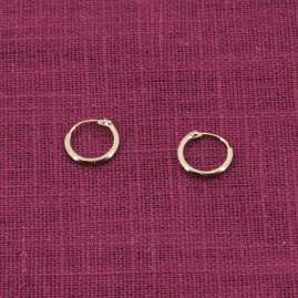 trendor 15169 Damen-Ohrringe Gold 333 / 8K Creolen Breite 1,3 mm Ø 11 mm