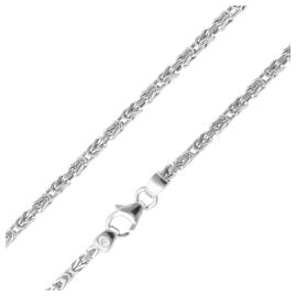 trendor 15775 Königskette 925 Sterlingsilber Collierkette Breite 2,0 mm