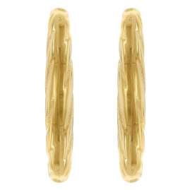 trendor 68050 Damen-Ohrringe Gold 333 / 8K Creolen Ø 30 mm