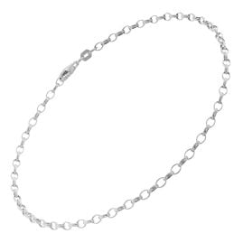 trendor 68244 Fußkette 925 Silber Rhodiniert Anker Fesselkette