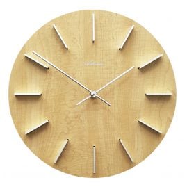 Atlanta 4419/30 Quarz Wanduhr Erle