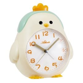 Atlanta 2164/0 Kinderwecker mit Leisegang Hahn Beige/Mint