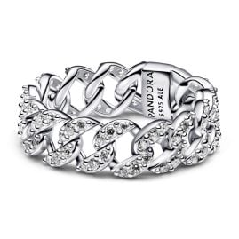 Pandora 193557C01 Kettenring für Damen Silber Pavé