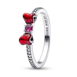 Pandora 193652C01 Damen-Silberring Disney Prinzessin Schneewittchen Schleife