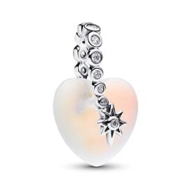 Pandora 794143C01 Charm-Anhänger Silber Sternschnuppe & Herz