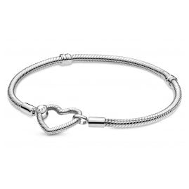 Pandora 599539C00 Damen-Armband Silber mit Herz-Verschluss
