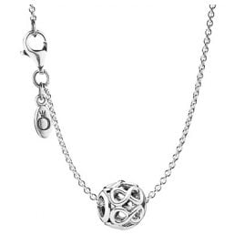 Pandora 08050 Damen-Halskette Silber 925 mit Anhänger Unendlichkeit