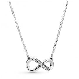 Pandora 398821C01-50 Damen-Halskette Silber 925 Funkelnde Unendlichkeit