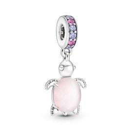 Pandora 798939C02 Charm-Anhänger Muranoglas Meeresschildkröte