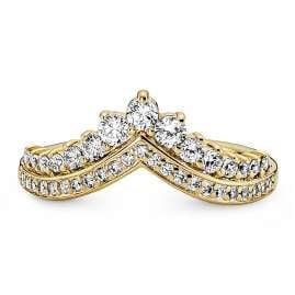 Pandora 167736C01 Damenring Wish Tiara Goldfarben
