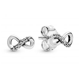 Pandora 298820C01 Damen-Ohrstecker Ohrringe Funkelnde Unendlichkeit