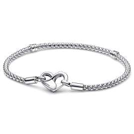 Pandora 592453C00 Charm-Armband für Damen Silber 925 Nietenkette