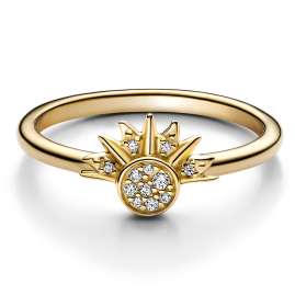 Pandora 162674C01 Damen-Ring Himmlisch Funkelnde Sonne