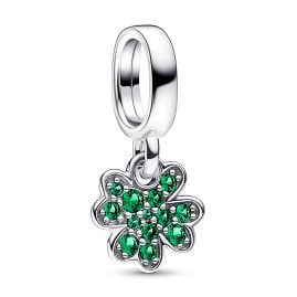 Pandora 792751C01 Charm-Anhänger Vierblättriges Kleeblatt Silber
