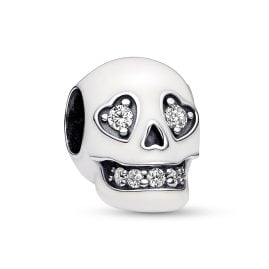 Pandora 792811C01 Bead-Charm Silber Leuchtender Totenkopf