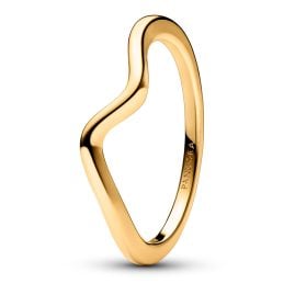 Pandora 163095C00 Damenring Polierte Welle Goldfarben