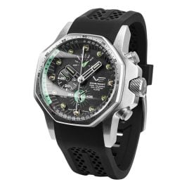 Vostok Europe YM86-640A695 Herrenuhr Atomic Age Multifunktion Schwarz