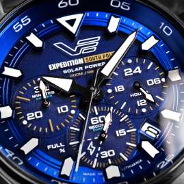 Vostok Europe VR42-592A762_BLU Herren-Chronograph Solar Expedition South Pole Blau