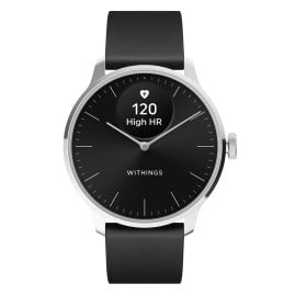 Withings HWA11-Model 5-All-Int Damenuhr ScanWatch Light Silberfarben/Schwarz