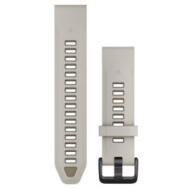 Garmin 010-13391-06 Quickfit Silikonband 20 mm Nebelgrau/Dunkler Sandstein