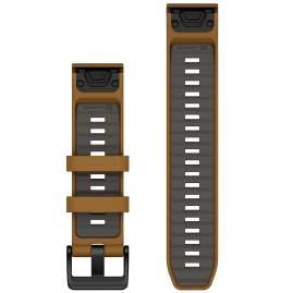 Garmin 010-13392-03 Quickfit Silikonband 22 mm Herbst/Kieselgrau