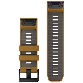 Garmin 010-13393-03 Quickfit Silikonband 26 mm Herbst/Kieselgrau