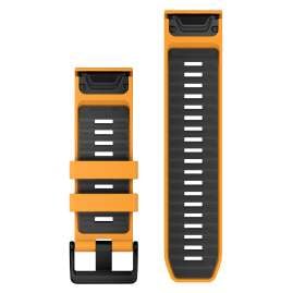 Garmin 010-13393-01 Quickfit Silikonband 26 mm Funkenorange/Graphit