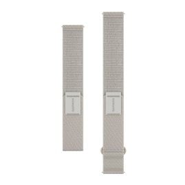 Garmin 010-13440-01 UltraFit Wechsel-Armband Nylonband 20 mm Elfenbeinfarben