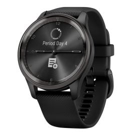 Garmin 010-02665-00 vivomove Trend Damen-Smartwatch Schwarz/Schiefergrau