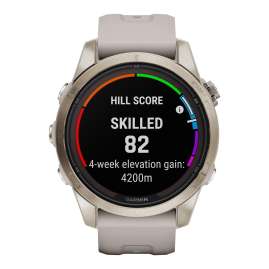 Garmin 010-02776-15 fenix 7S Pro Saphir Solar Smartwatch Beige/Softgold 42 mm