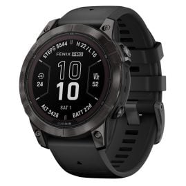 Garmin 010-02777-11 fenix 7 Pro Saphir Solar Smartwatch Carbongrau Titan DLC