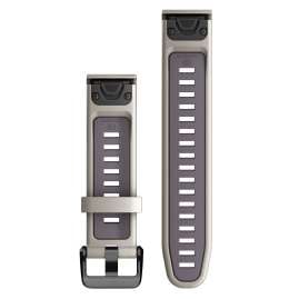 Garmin 010-13279-05 Quickfit Silikonband 20 mm Sand/Orchidee