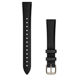 Garmin 010-13302-22 Lily 2 Wechselarmband Leder Schwarz 14 mm