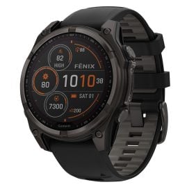 Garmin 010-02906-11 fenix 8 Smartwatch Solar Sapphire Titan DLC 47 mm