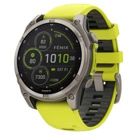Garmin 010-02906-21 fenix 8 Smartwatch Solar Sapphire Graphit/Gelb 47 mm
