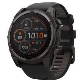 Garmin 010-02907-11 fenix 8 Smartwatch Solar Sapphire Titan DLC 51 mm