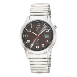ETT Eco Tech Time EGS-11712-22Z Funk-Solar Herren-Armbanduhr Gobi mit Zugband