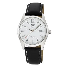 ETT Eco Tech Time EGS-40406-11L Herrenuhr Automatik Motion Drive Leder Schwarz