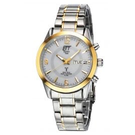 ETT Eco Tech Time EGS-11253-12M Funk-Solaruhr für Herren Gobi Bicolor