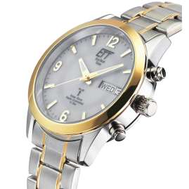 ETT Eco Tech Time EGS-11253-12M Funk-Solaruhr für Herren Gobi Bicolor