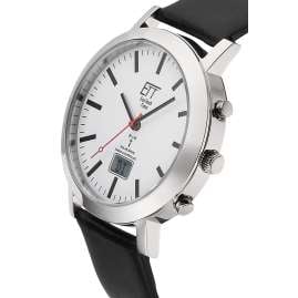 ETT Eco Tech Time EGS-11577-11L Funk-Solar Herrenuhr Station Watch mit Lederband