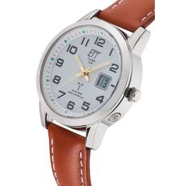 ETT Eco Tech Time ELS-11616-61L Damenuhr Funk Solar Drive Gobi