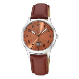 Master Time MTGA-10959-82L Herrenuhr Funk Super Power Aviation Braun